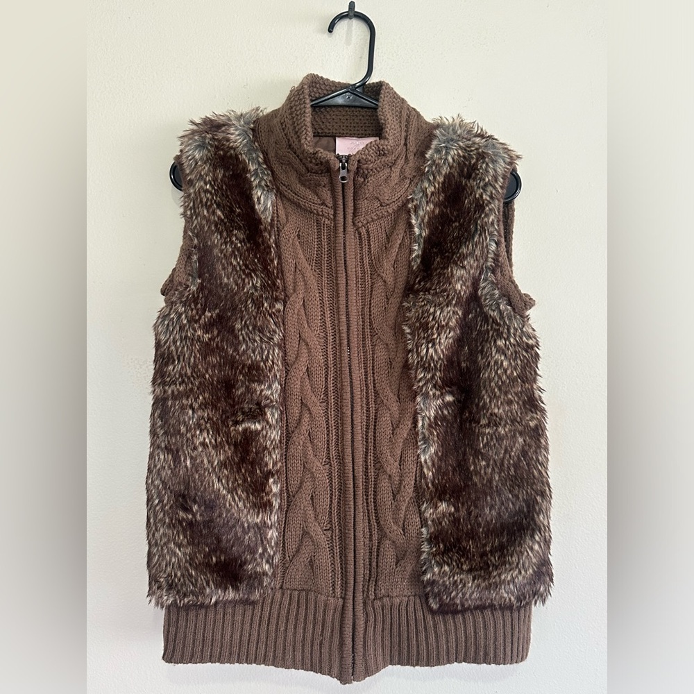 Romeo and Juliet Couture Faux Suede Vest